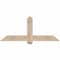 Ekena Millwork Eugene Smooth Timber Gable Bracket, Douglas Fir, 60"W x 25"H x 5 1/2"D x 5 1/2"F, 10/12 Pitch GBW060X25X0606EUG00SDF - alternate 1